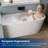  Tidal 59" Alcove/ Tile In Deep Soaking Acrylic Bathtub with Overflow Drain