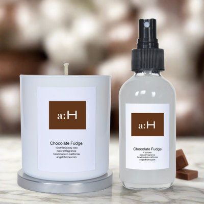 A: H bougie fudge au chocolat