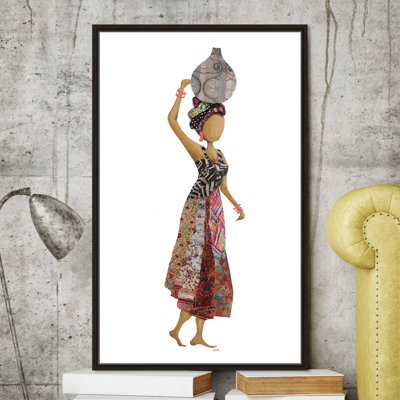 «Xhose Woman of Pottery I», reproduction de peinture acrylique