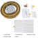 Zene LED Crystal Chandelier - Remote Control, Adjustable Brightness & Color, Height Adjustable
