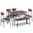 Gagnier 6 - Person Four Leg Dining Set-1733486810-1733486789-1733486788
