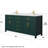 Beckett 72" Freestanding Double Bathroom Vanity with Cultured Marble Top-61855806-61130351-49797322