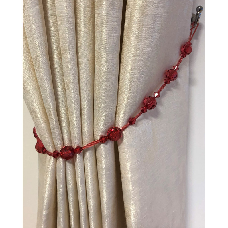 Trisler 1.5cm Curtain Holdback/Tieback, Red