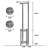 Heavy Duty 2-Tier Metal Plant Stand With Hanging Bar, Space-Saving Indoor Outdoor Plant Shelf For Living Room Garden Balcony Decor
