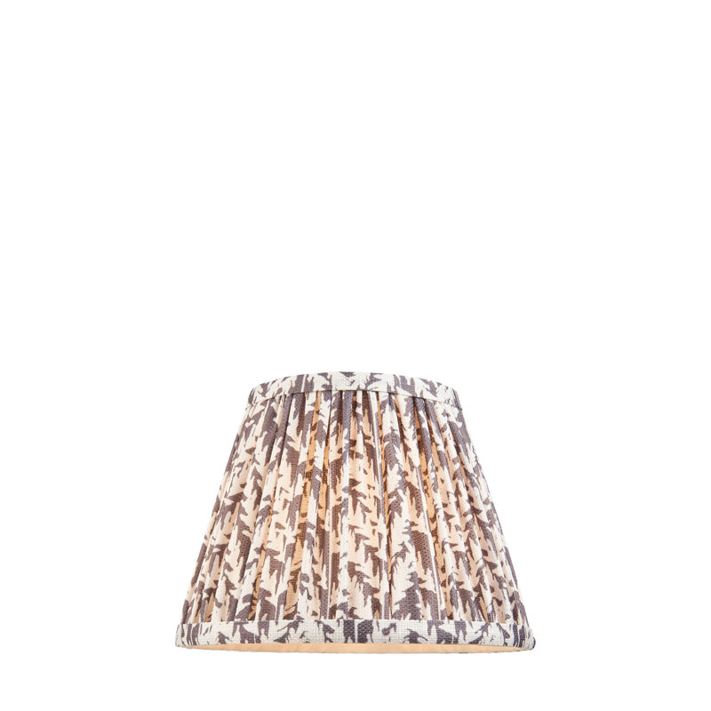 Leaf Lamp Shade, Brown, 14.5cm H x 11.8cm W x 20cm D