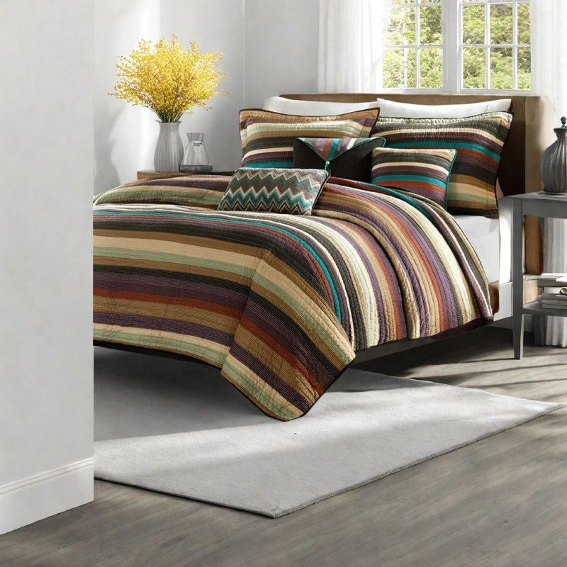 Reversible Bedding Sets, Full Queen Microfiber Cotton Rustic Home Style