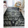 Tapis noir / gris clair Power Loom