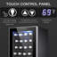YUKOOL Single Zone 18.15'' Freestanding 24 Bottle Wine Refrigerator