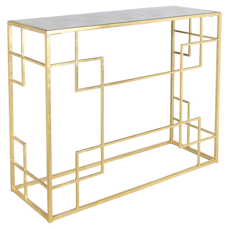 Manhattan 46.5'' Console Table, Carrera Marble
