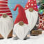 Ensemble de 3 piquets de Noël en métal