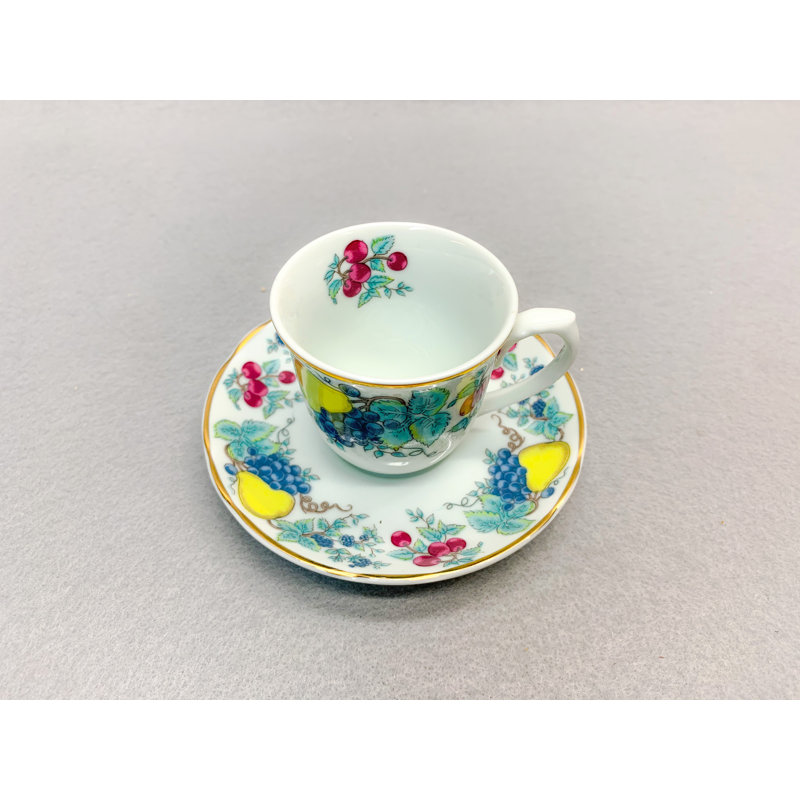 Desin Porcelain Espresso Cup and Saucer