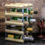 Kenly Tabletop Wine Bottle Rack Brown