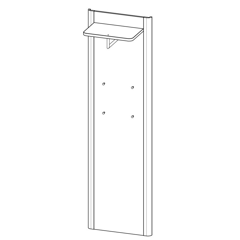 Momento Wall Mounted Coat Rack