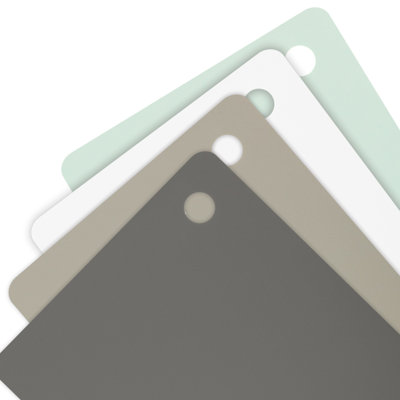 Tovolo Elements Flexible Cutting Mat Set of 4 Large for Kitchen Prep, Assorted Colors