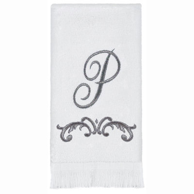 Avanti Linens Scroll Mono Fingertip Towel P