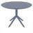 Aylssa Round Outdoor Dining Table , 41.3'' in. W 41.3'' in. D-935856183