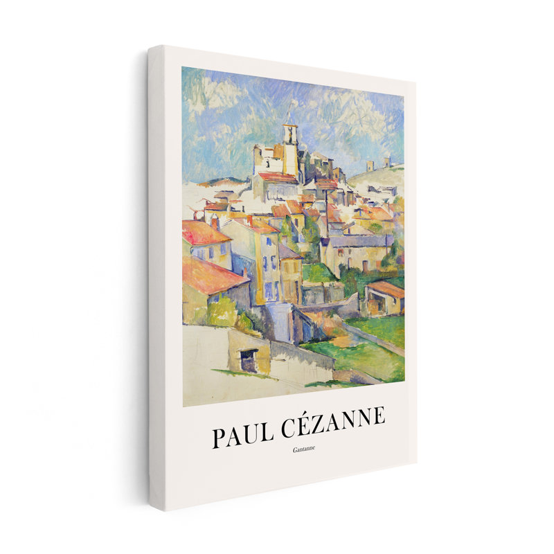 Paul Cezanne - Gardanne, Unframed, Canvas, 16"H x 20"W