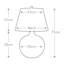 Athlene Porcelain Table Lamp