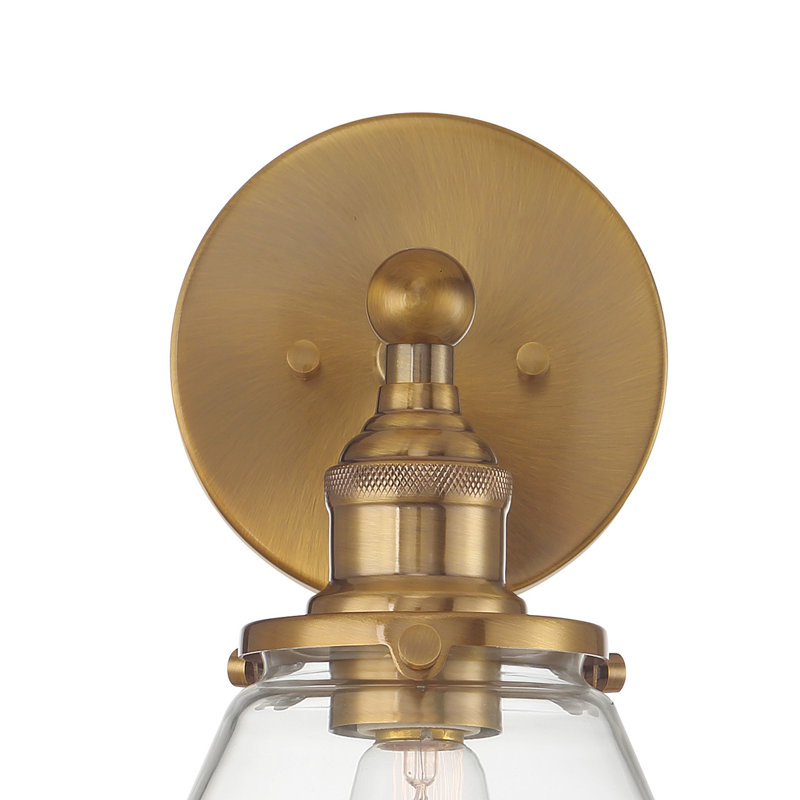 Breakwater Bay Adeen - 1 Lt Wall Sconce, Brass