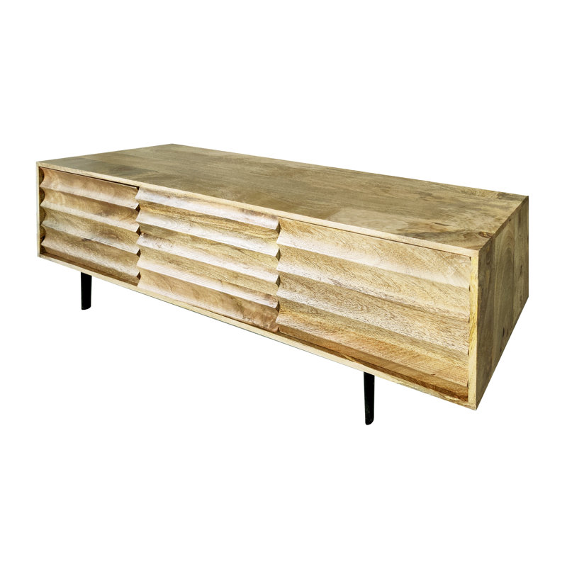Sandyville Unfinished TV Stand, natural