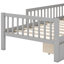 Lit simple avec rangement intégré pour la tête de lit et deux tiroirs sous le lit-1615546573