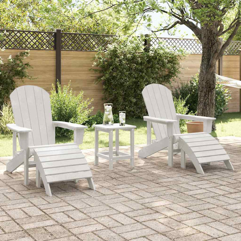 Outdoor Adirondack Chair, White