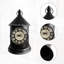 Analog Metal Battery Tabletop Clock Black