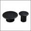 Ensemble de 2 tables basses rondes modernes pour salon, montage facile et conception durable, parfait pour les espaces de détente et de bureau.
