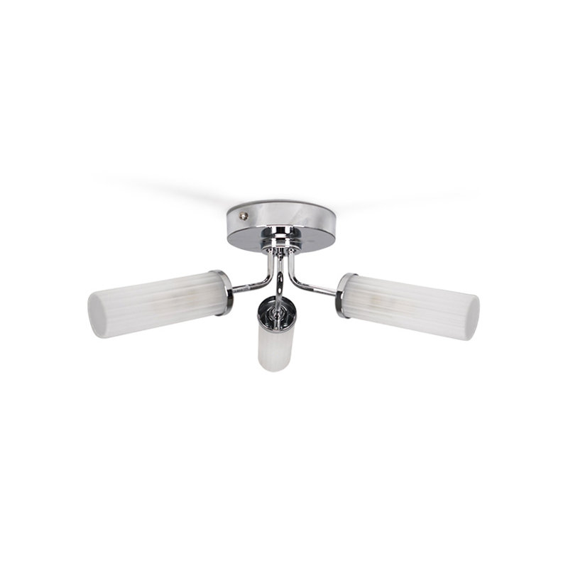 Adbeel Glass Flush Mount, No, Chrome