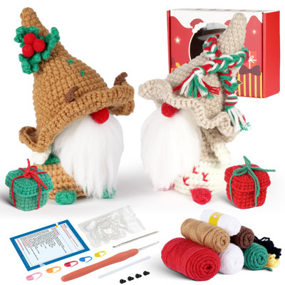 Gnomes Amigurumi DIY Kit au crochet Wizardi F07N8-M164