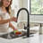 Single Handle High Arc Kitchen Faucet with Dual-Function Pull-Down Sprayer