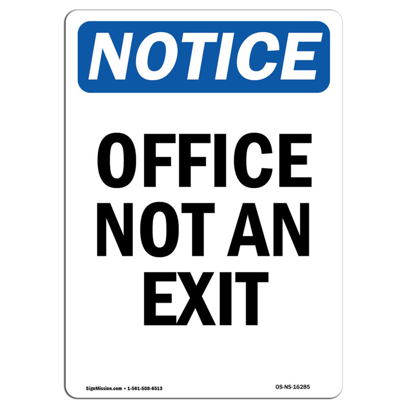 Not an Exit Sign