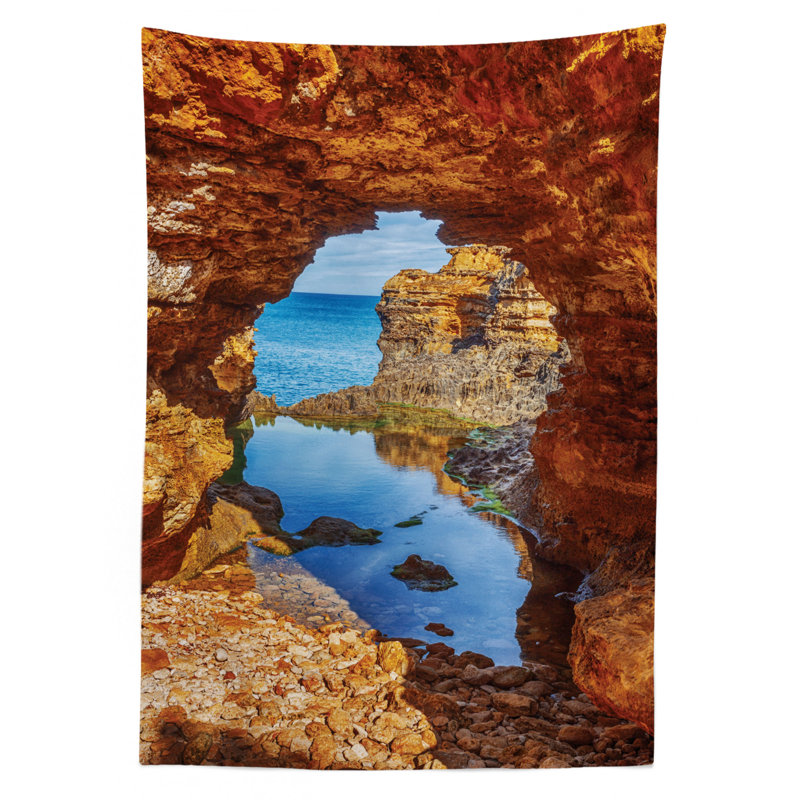 Nappe Cavern Rocks par Pacific Waters, 84 po x 60 po