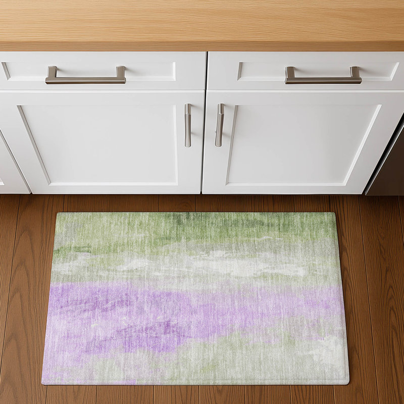 Premium Machine Washable Giacchetto AMF1844 Abstract Rug, Rectangle 1'8" x 2'6"