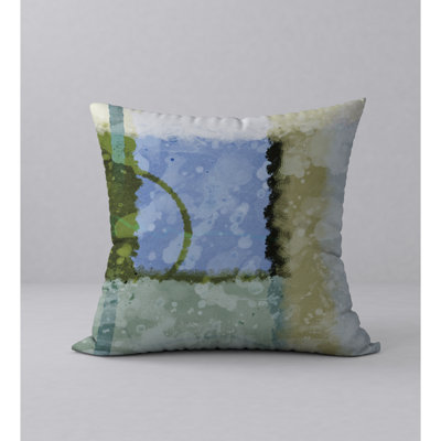 Abstract Reversible Throw Pillow