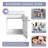 18 inch Wall Mounted Single Bathroom Vanity With Ceramic Vanity Top-1577662467