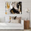 Or et vagues de marbre noir II - peinture sur toile-67231992-67232002