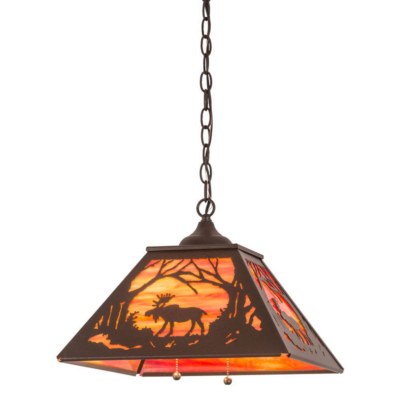 Luminaire carré/rectangulaire simple 2 lumières Sandersville