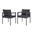 Ensemble de 2 chaises de salle à manger d'extérieur
