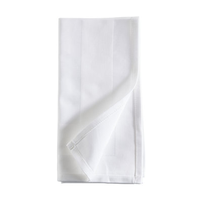 Satin-Trimmed Damask Napkin (Set of 4)
