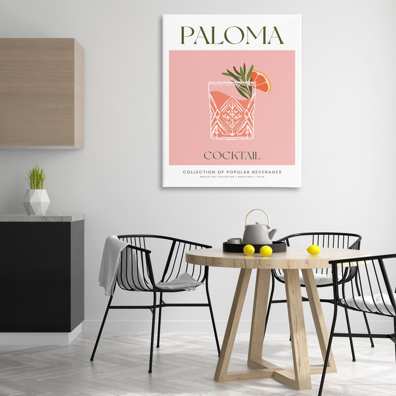 Art mural sur toile Minimal Paloma, H 48 po x l 36 po