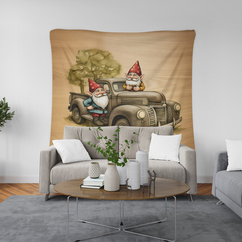 Tapisserie murale, H 80 po x l 68 po x P 0,8 po