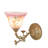 8" Wide Bell Flower Wall Sconce