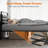 Bed Frame Leather Upholstered Headboard-987541586