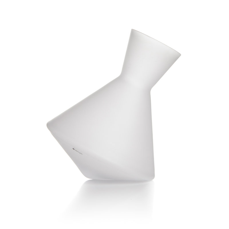 Vaso Crystal Lead Free Crystal Wine Decanter, Frosted