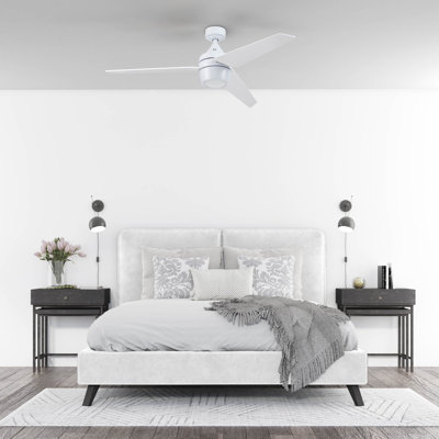 Eamon 52'' Ceiling Fan with LED Lights and Remote Control