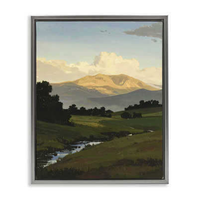 Across The Valley Nature Floating Frame, design by Alonza Saunders