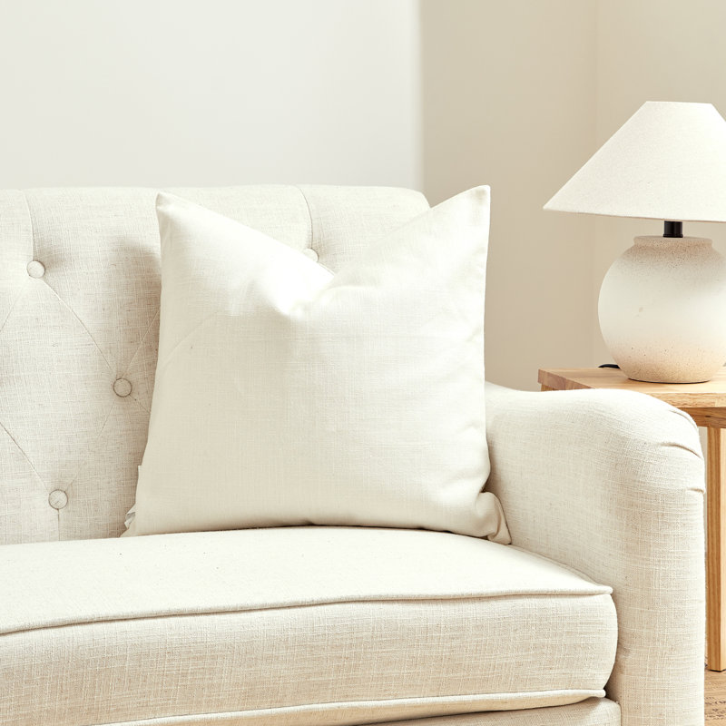 Housse de coussin réversible SEATTLE SOLID, Ivoire