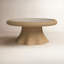 Flora  Rattan Scalloped Coffee Table