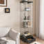 Vitrine moderne en verre avec tiroir-715267129